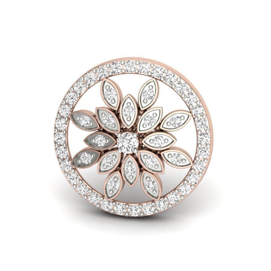 Luxurious Earrings  3D print model_2