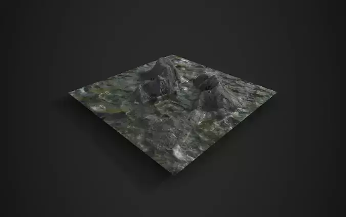 Rocky Island Landscape