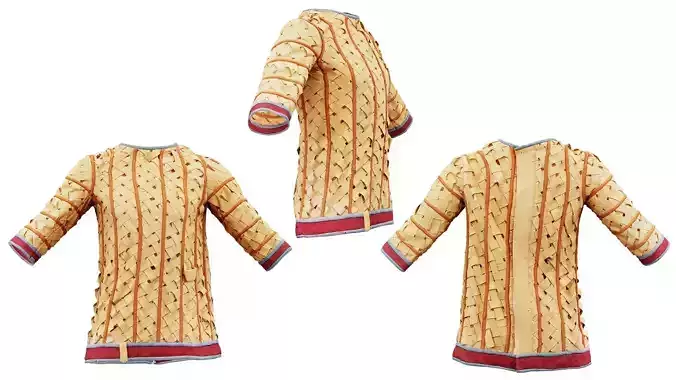 Woven Soldier Shirt Low-poly 3D model