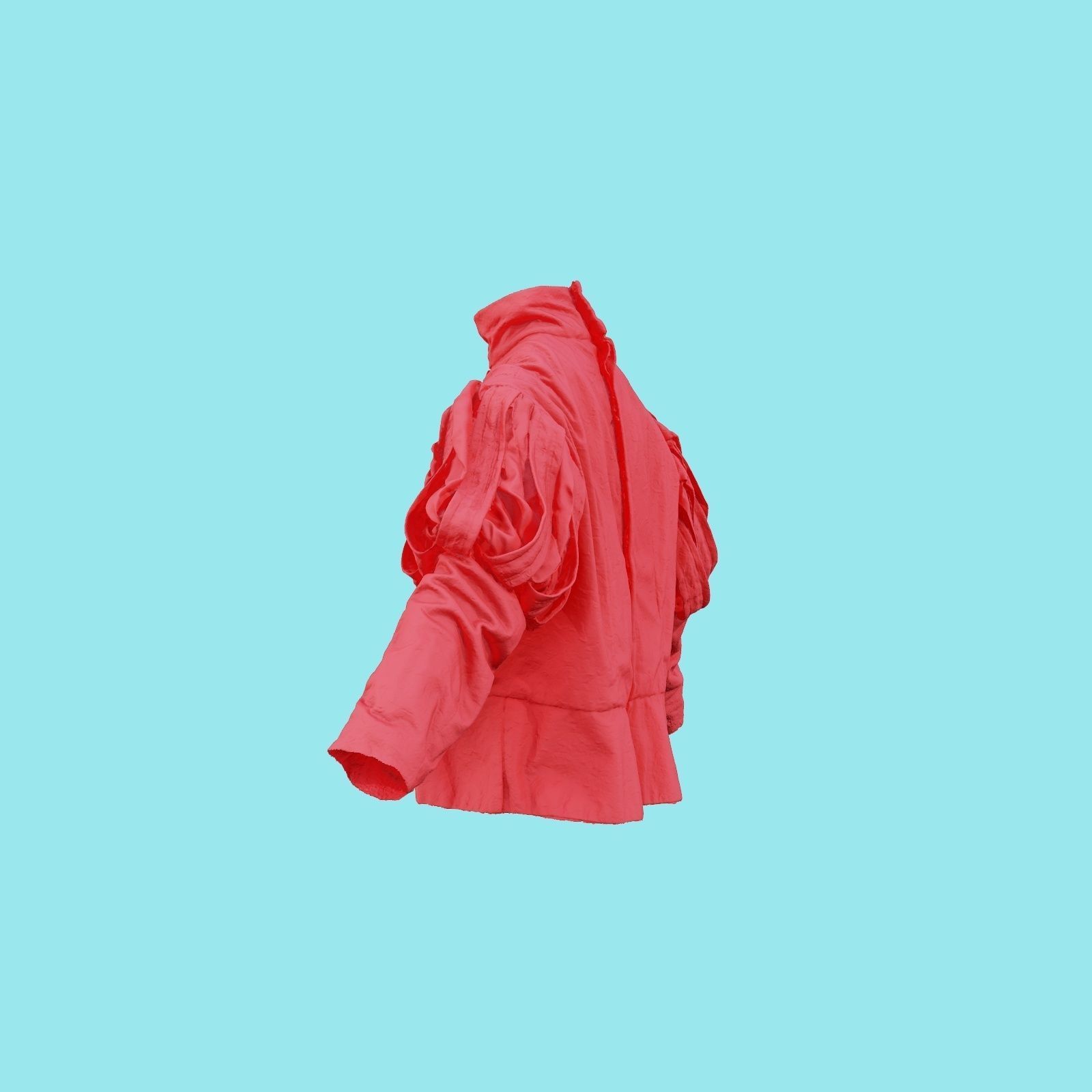 Triangle Jacket Low-poly 3D model_22