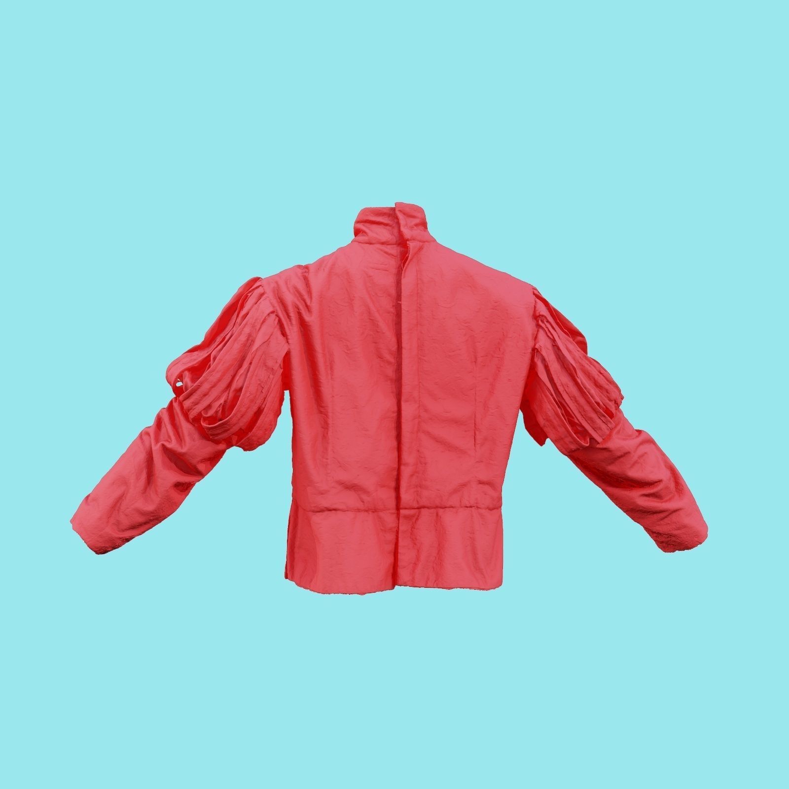 Triangle Jacket Low-poly 3D model_21