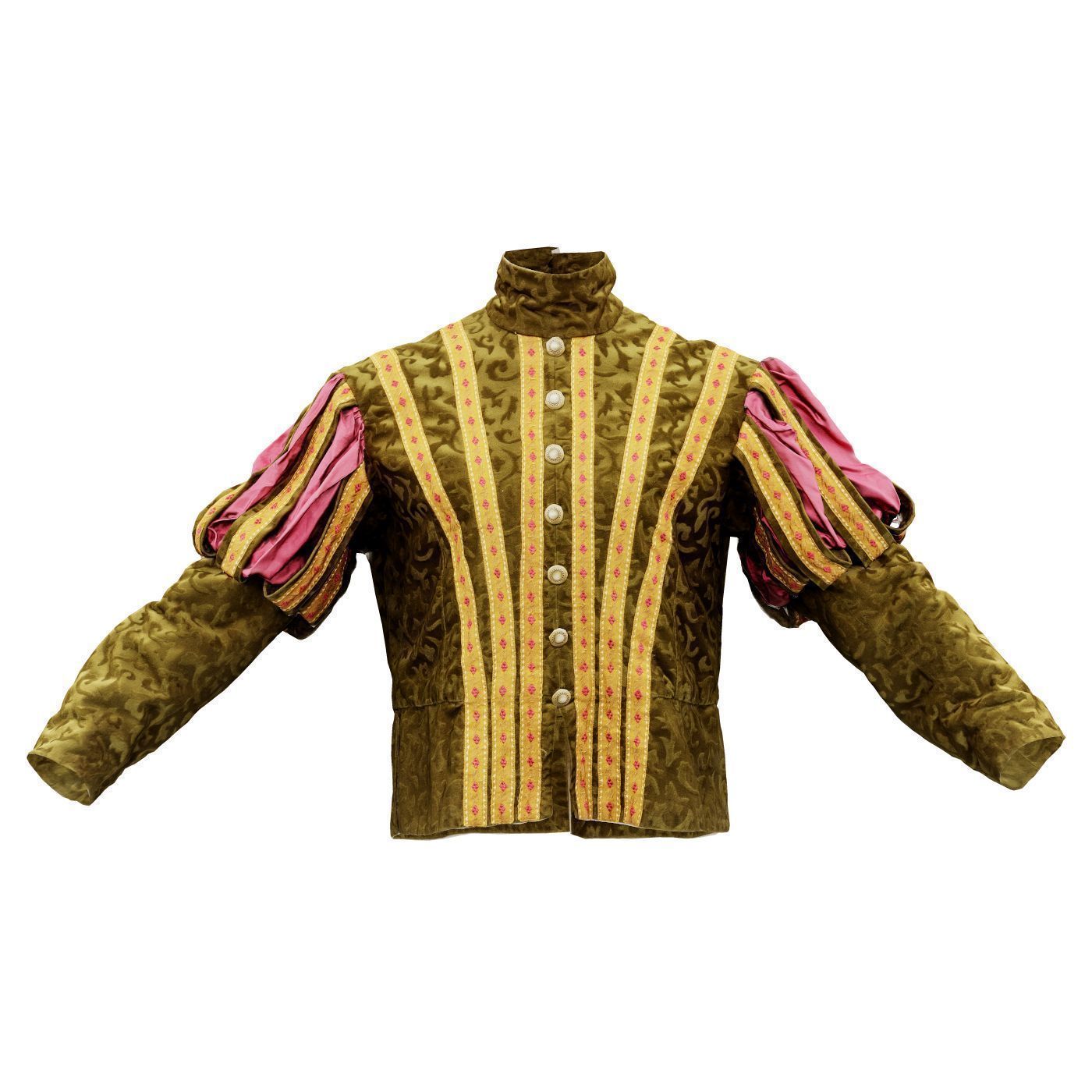 Triangle Jacket Low-poly 3D model_2