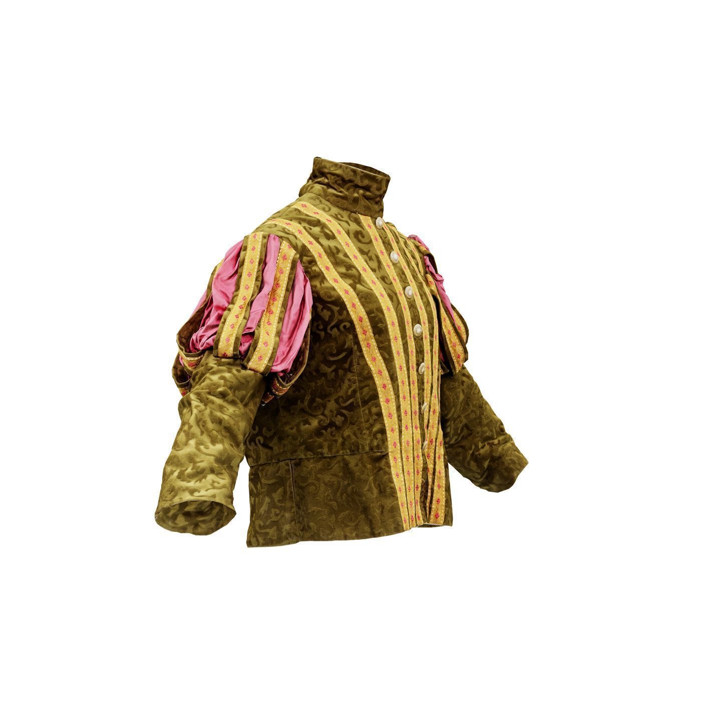 Triangle Jacket Low-poly 3D model_4
