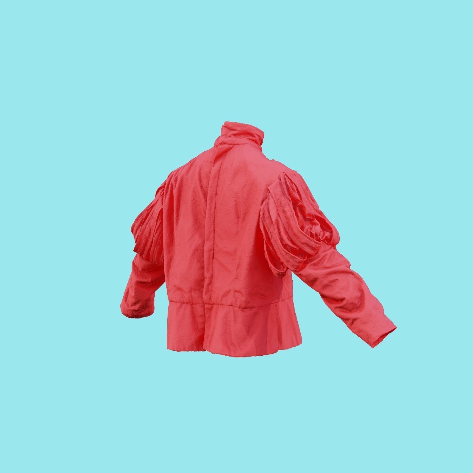 Triangle Jacket Low-poly 3D model_20
