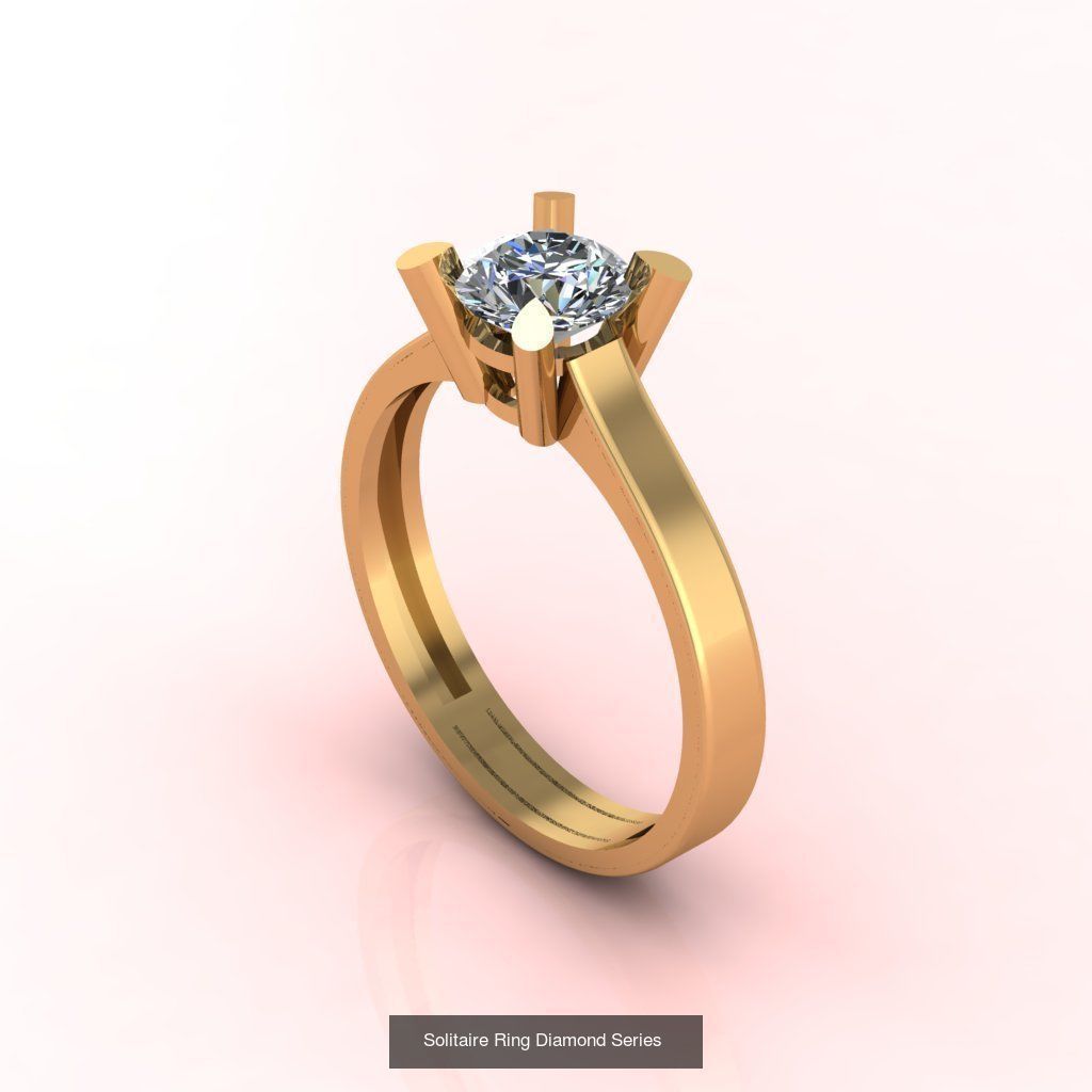 98 Files -  3DM Solitaire Women Ring Single Stone print model 3D Model Collection_47