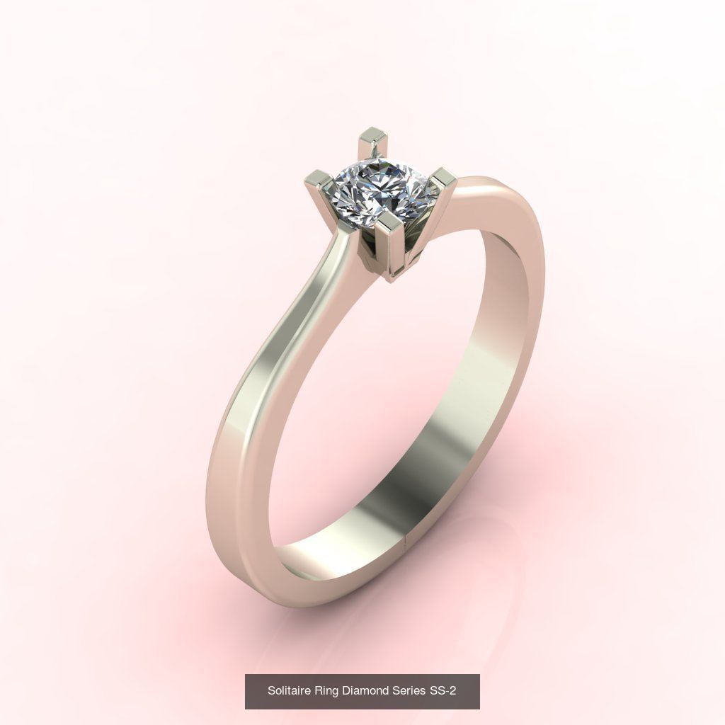98 Files -  3DM Solitaire Women Ring Single Stone print model 3D Model Collection_107