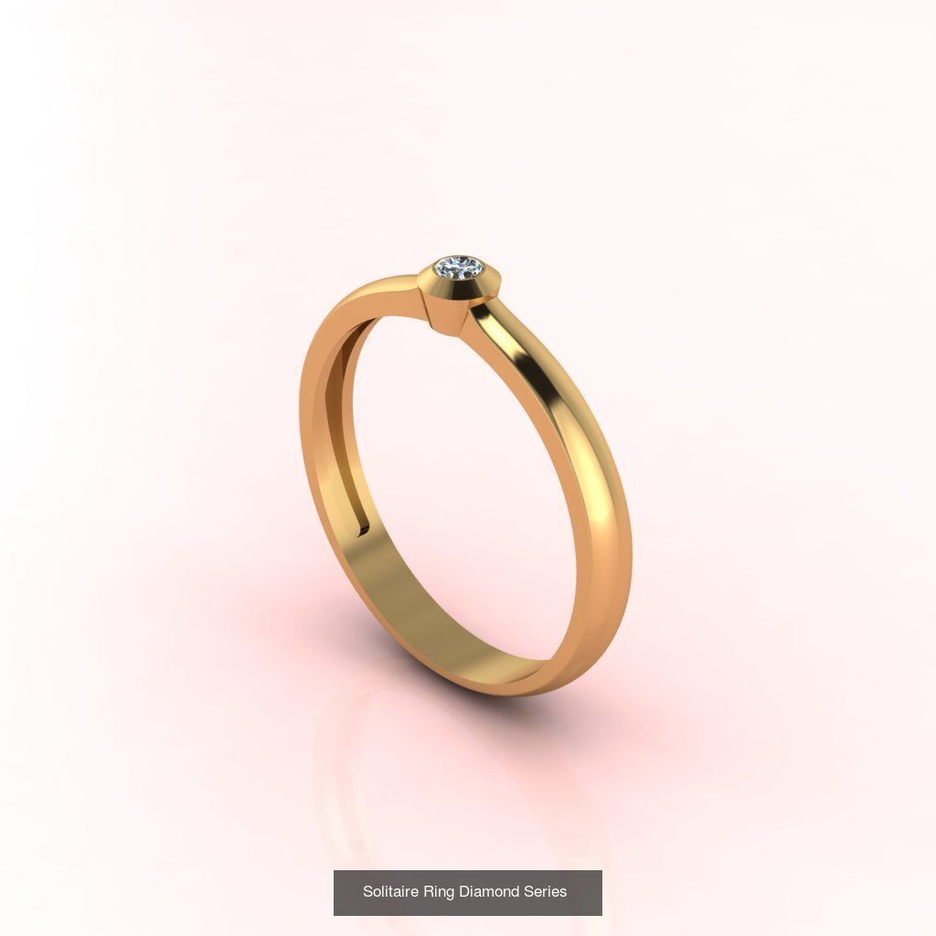 98 Files -  3DM Solitaire Women Ring Single Stone print model 3D Model Collection_70