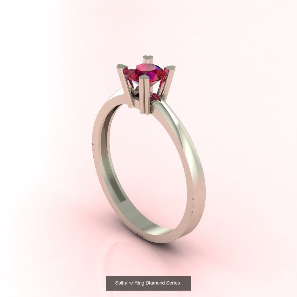 98 Files -  3DM Solitaire Women Ring Single Stone print model 3D Model Collection_51