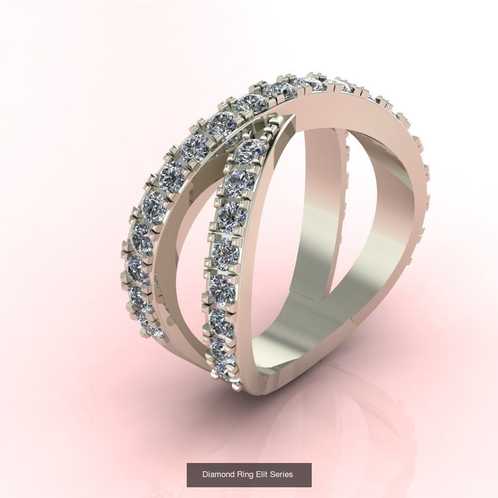 98 Files -  3DM Solitaire Women Ring Single Stone print model 3D Model Collection_78