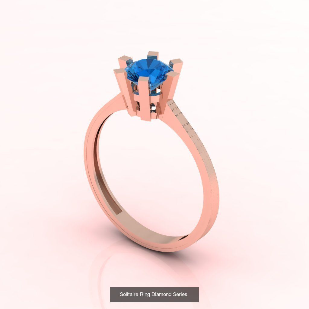 98 Files -  3DM Solitaire Women Ring Single Stone print model 3D Model Collection_36