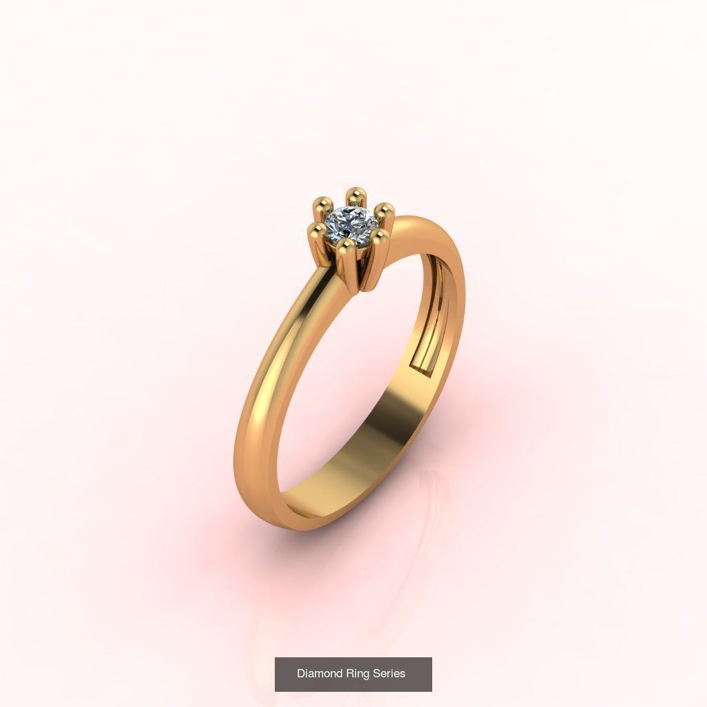 98 Files -  3DM Solitaire Women Ring Single Stone print model 3D Model Collection_65