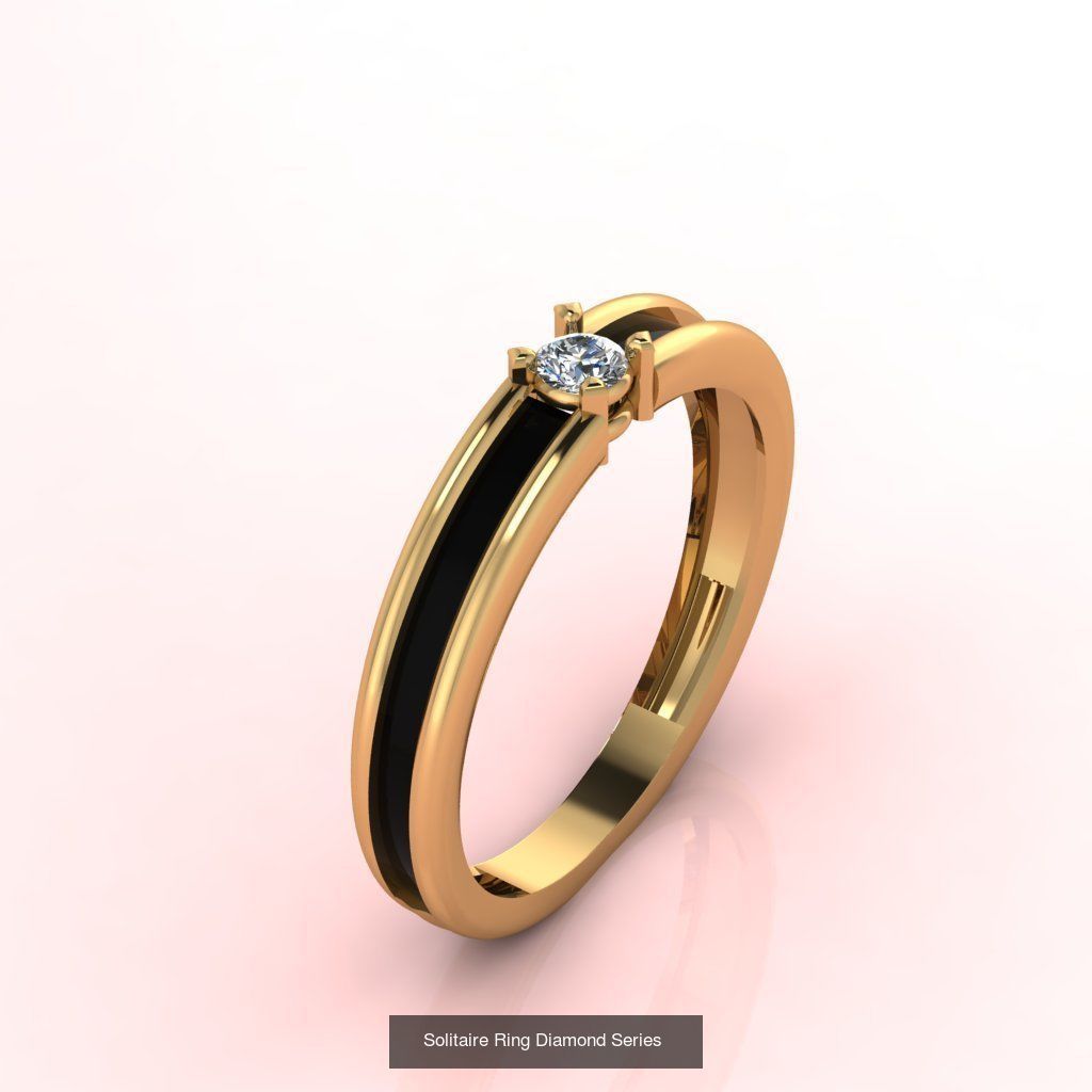 98 Files -  3DM Solitaire Women Ring Single Stone print model 3D Model Collection_82