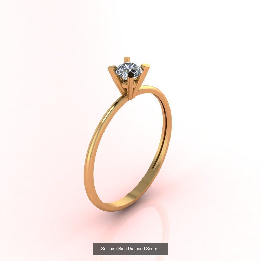 98 Files -  3DM Solitaire Women Ring Single Stone print model 3D Model Collection_39