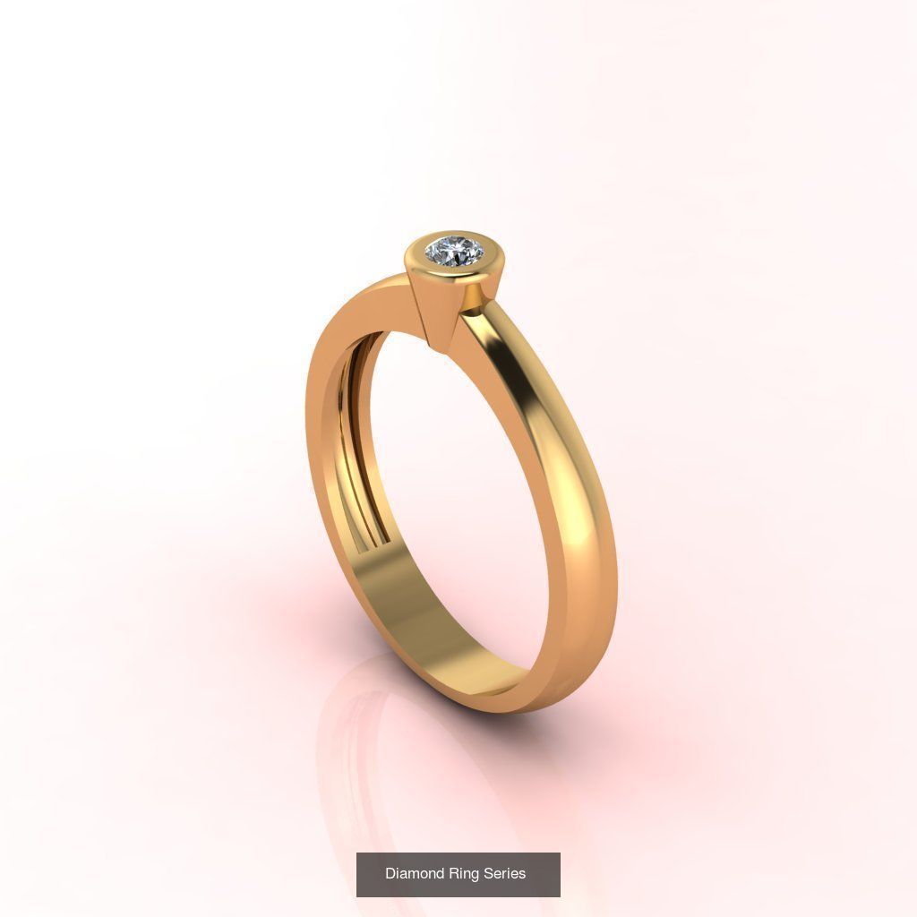98 Files -  3DM Solitaire Women Ring Single Stone print model 3D Model Collection_68