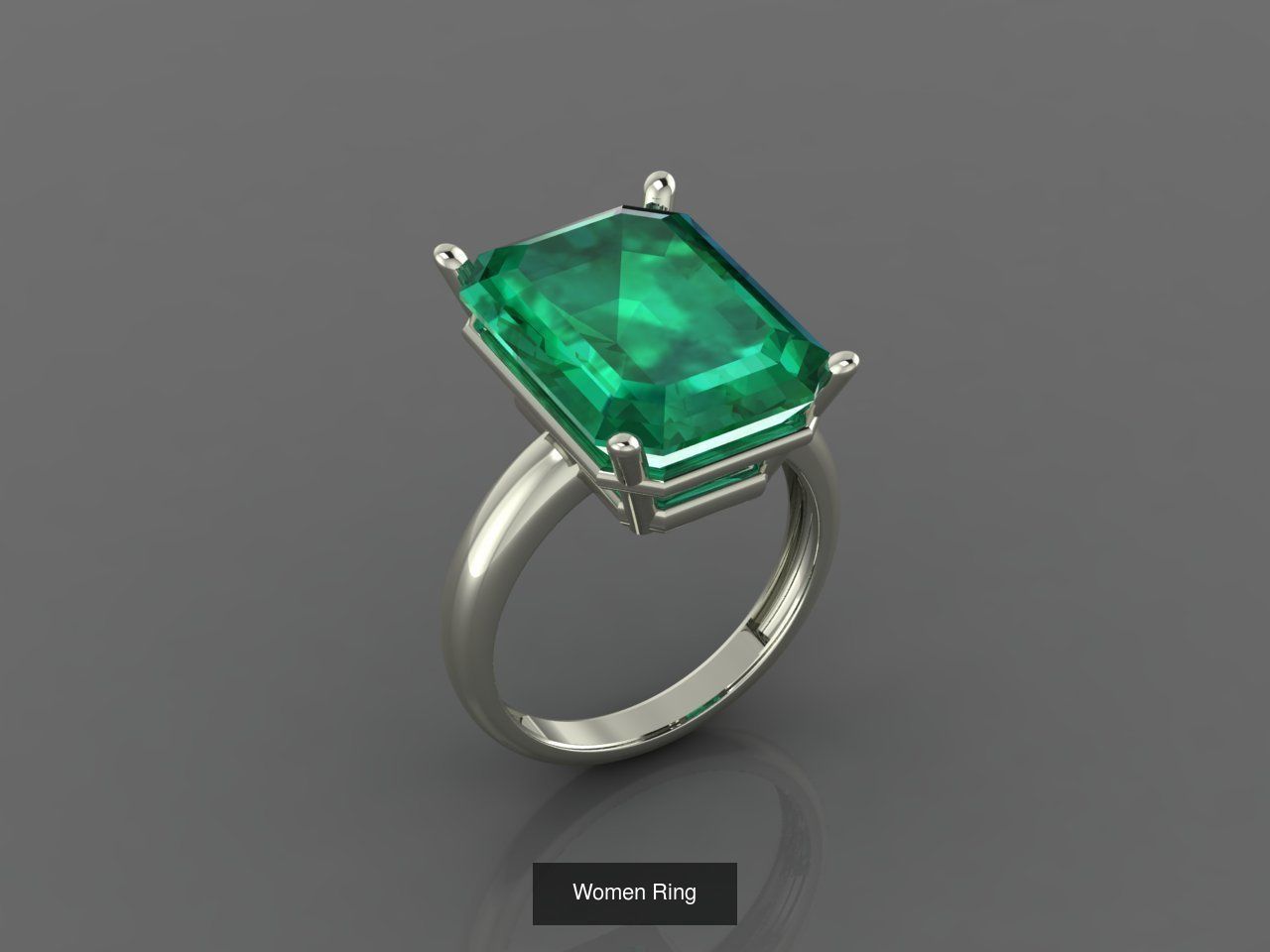 98 Files -  3DM Solitaire Women Ring Single Stone print model 3D Model Collection_19