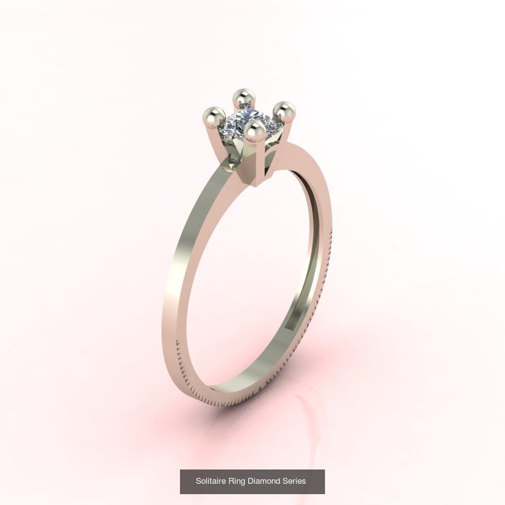 98 Files -  3DM Solitaire Women Ring Single Stone print model 3D Model Collection_45