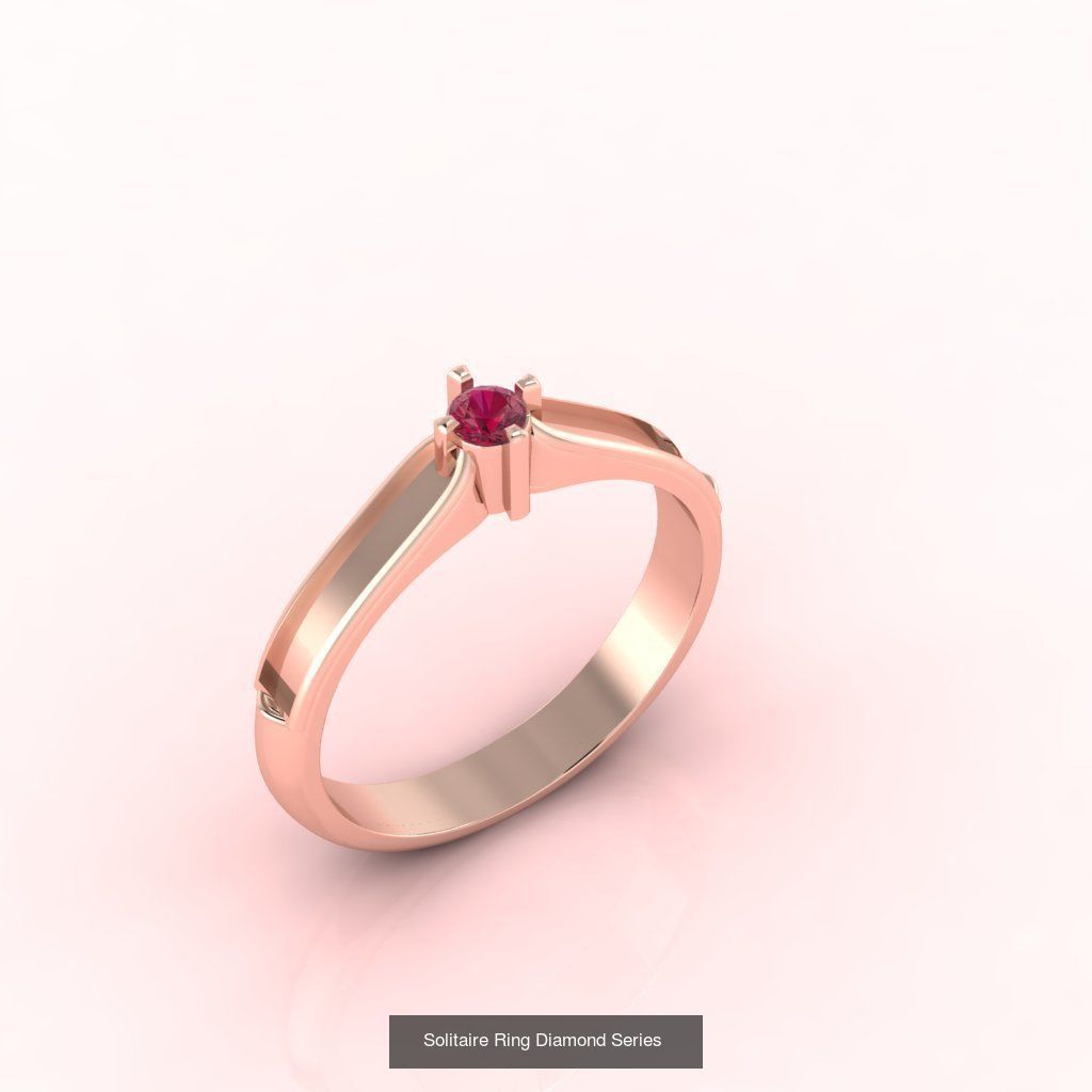 98 Files -  3DM Solitaire Women Ring Single Stone print model 3D Model Collection_74