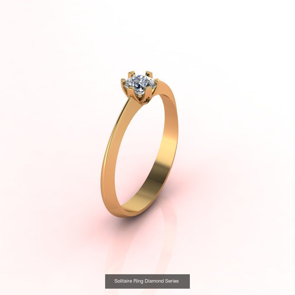 98 Files -  3DM Solitaire Women Ring Single Stone print model 3D Model Collection_69