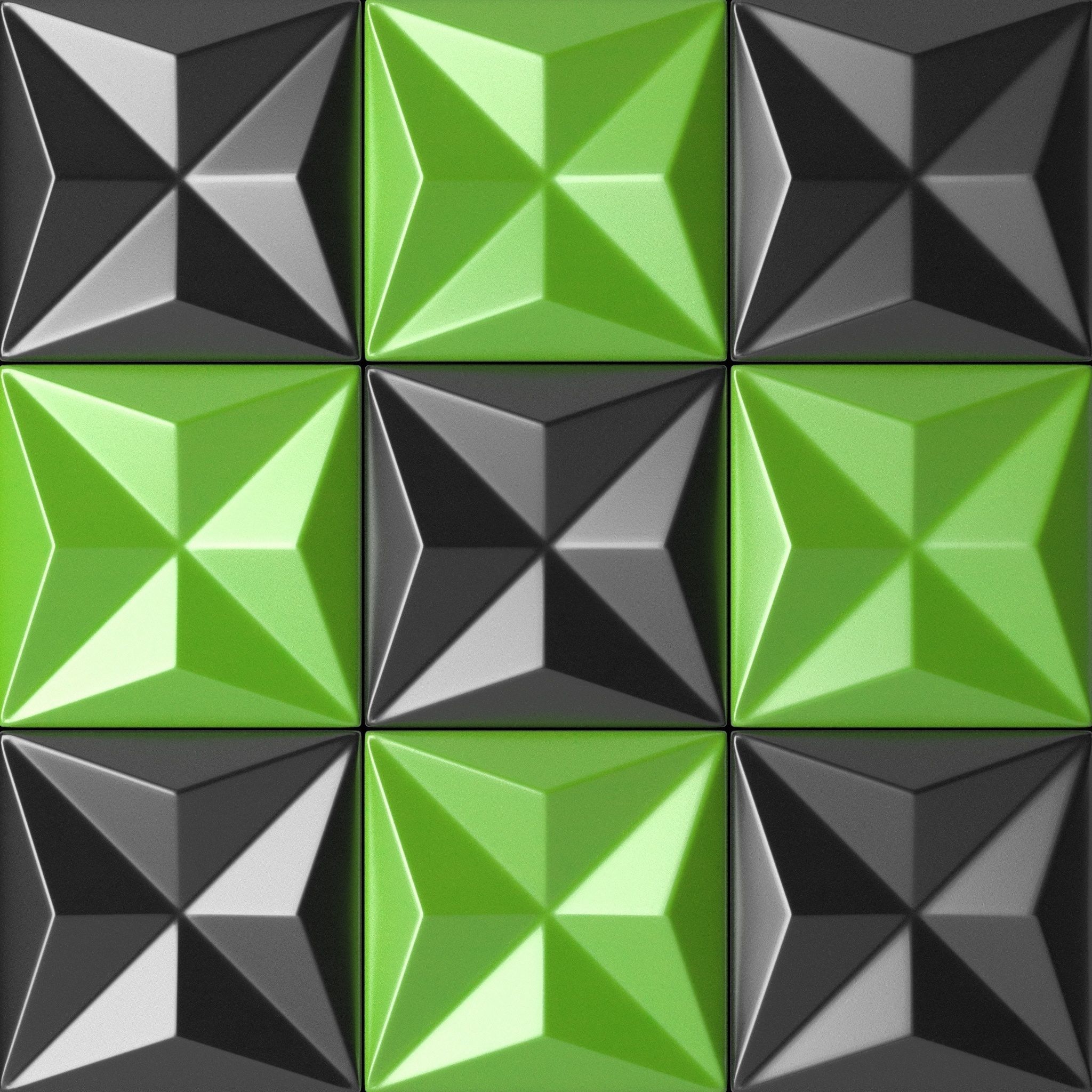 Panel3D05 geometric wall panel 3D model_5