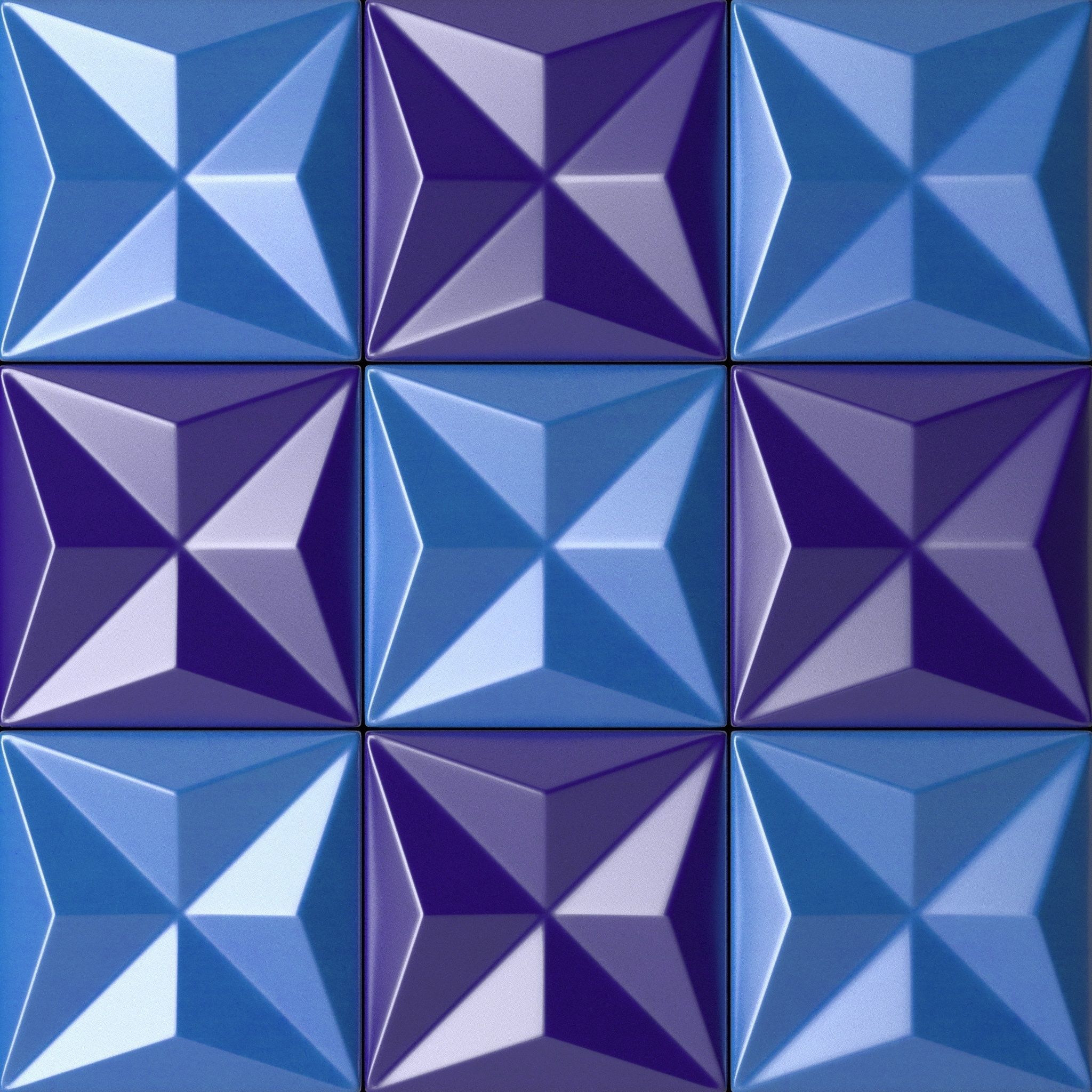 Panel3D05 geometric wall panel 3D model_3