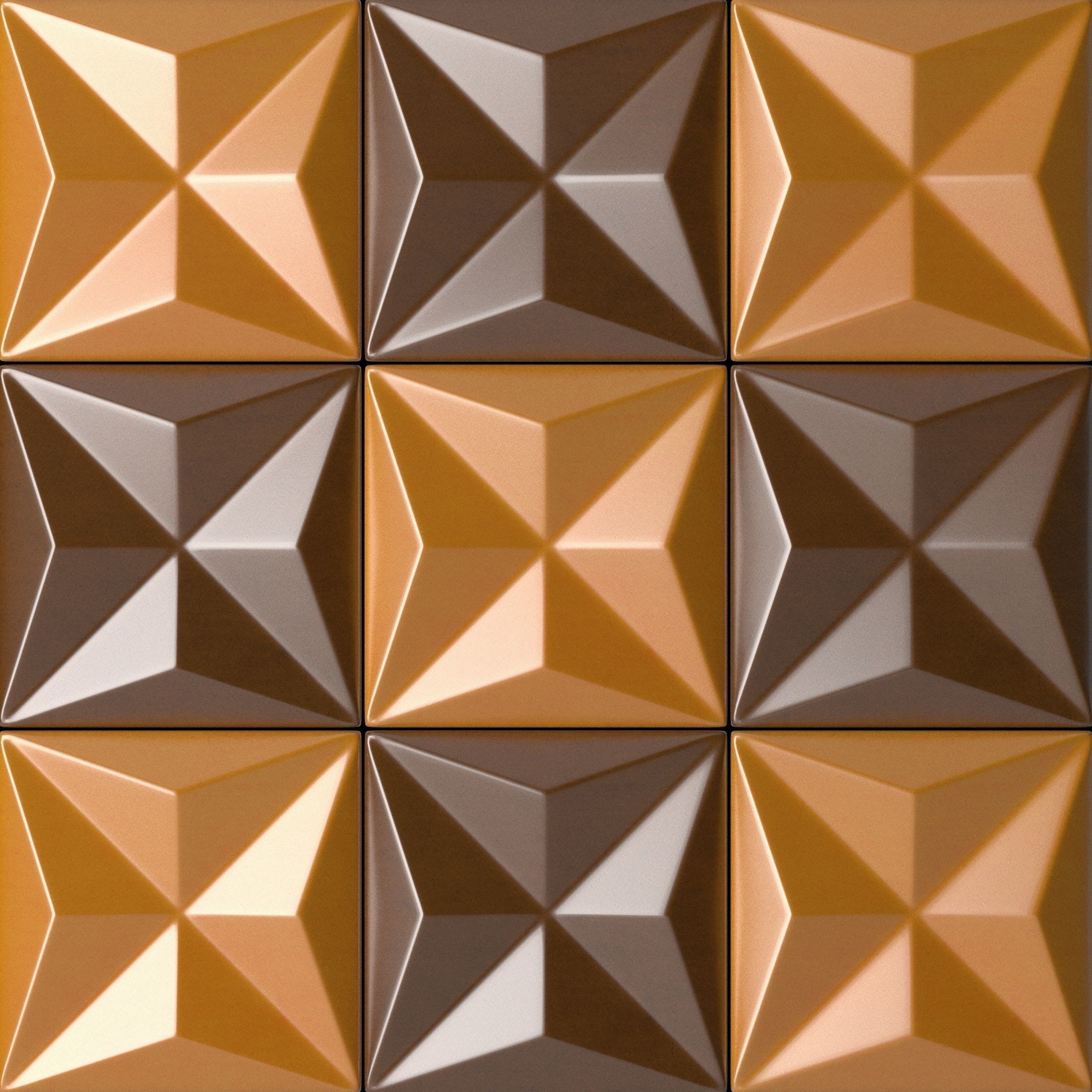 Panel3D05 geometric wall panel 3D model_2