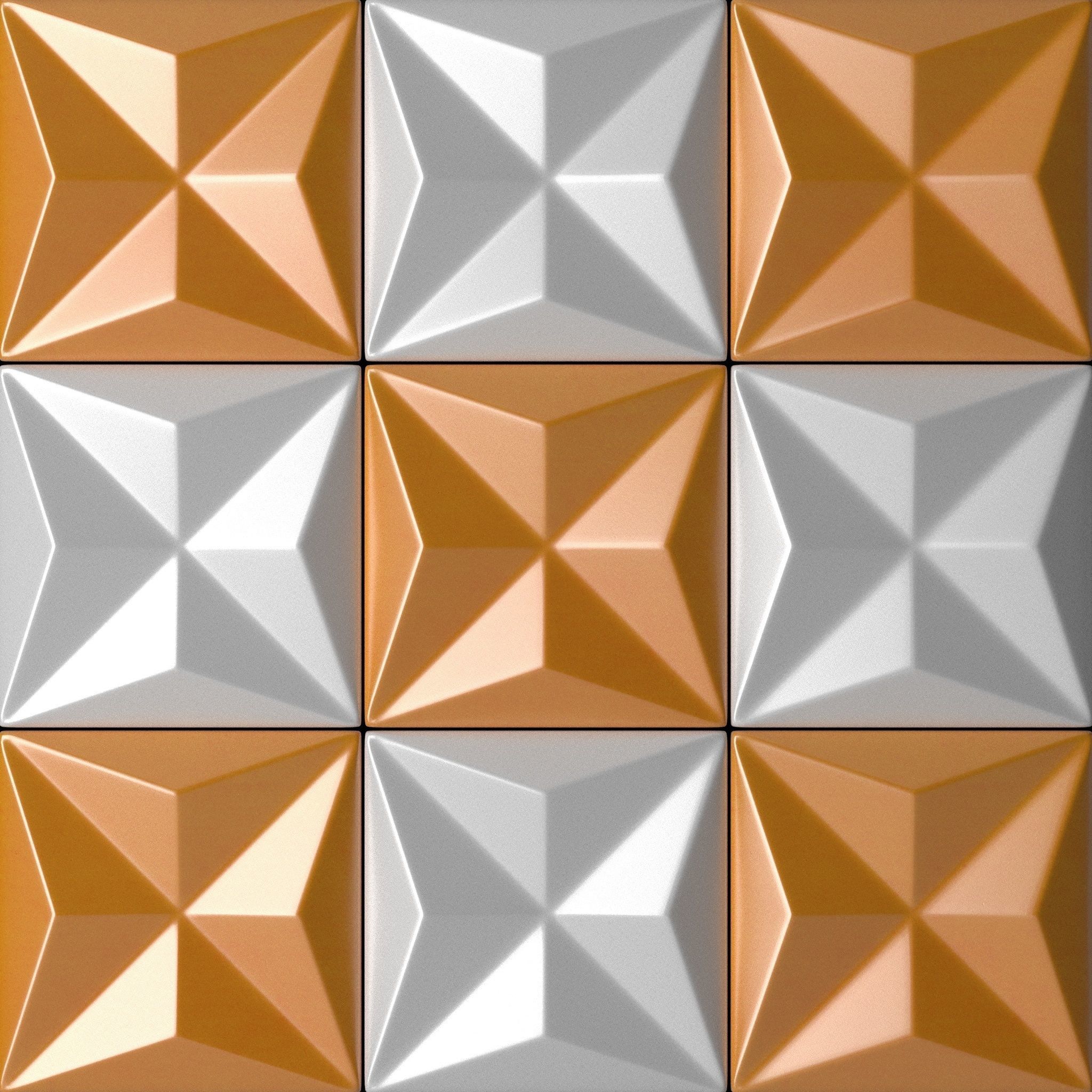 Panel3D05 geometric wall panel 3D model_4