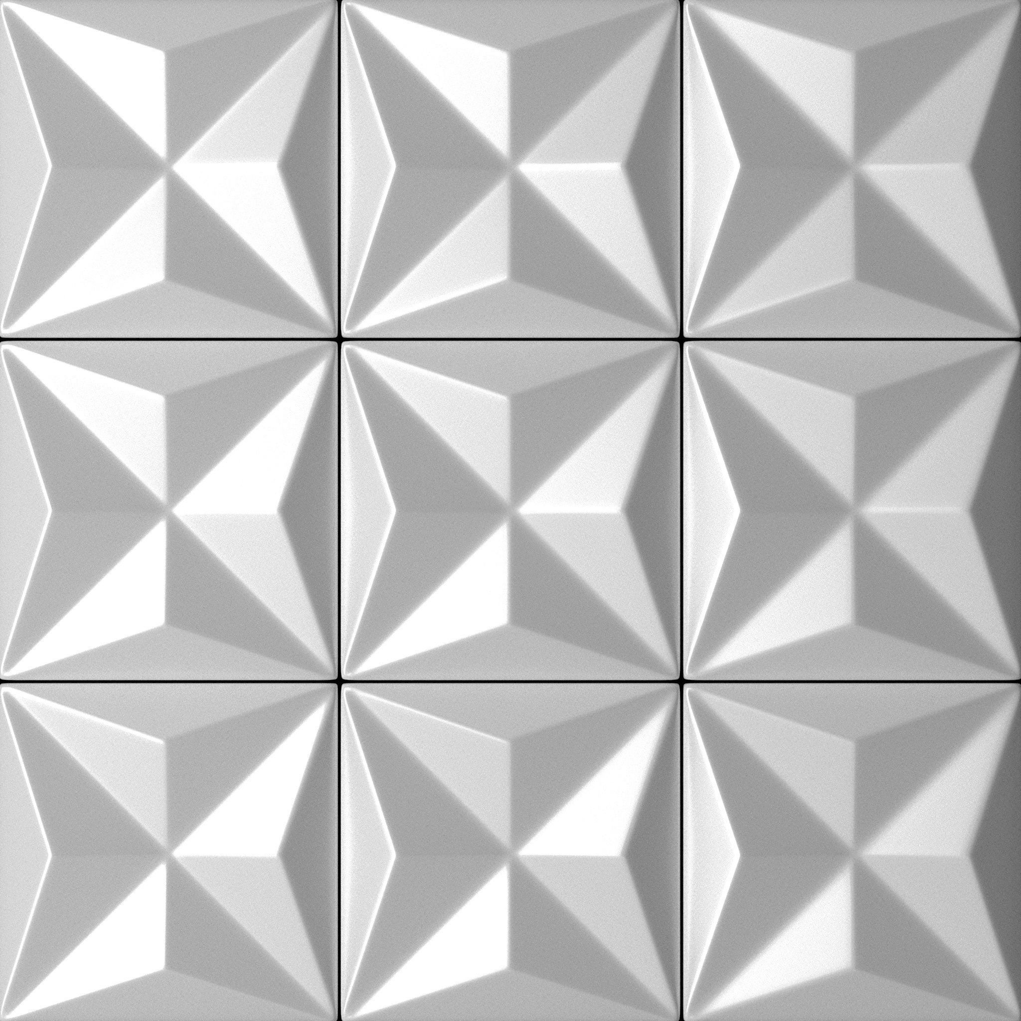 Panel3D05 geometric wall panel 3D model_6