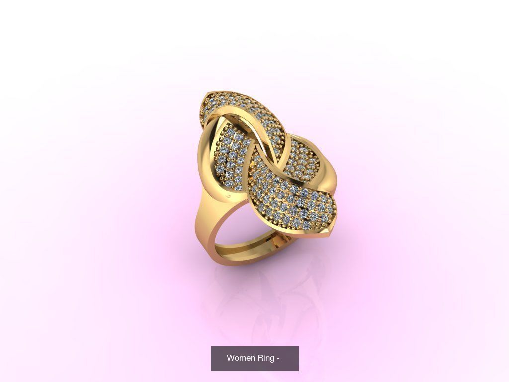 27 3DM Model Women Ring Stone 3DM Womens Ring 3D print model 3D Model Collection_29