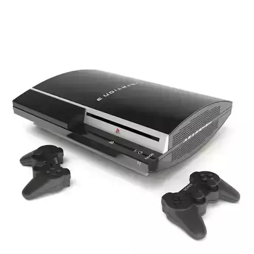 Playstation Game Console 3D model