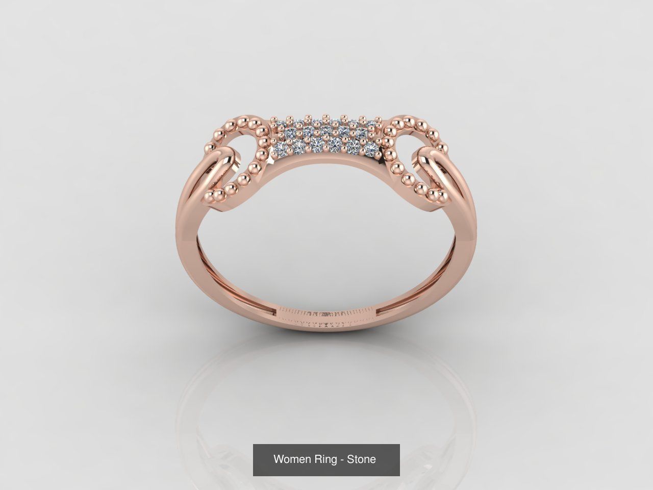 100 Files - Women Ring Womens Rings With Stone Models 3DM 3D Model Collection_58