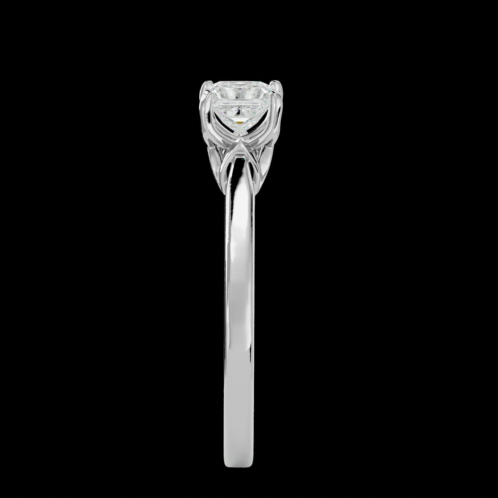 Solitaire ring model 3D print model_19