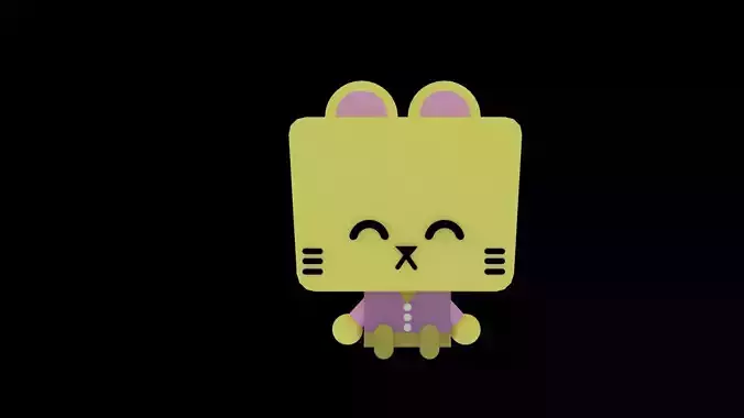 Cat Cartoon 3D