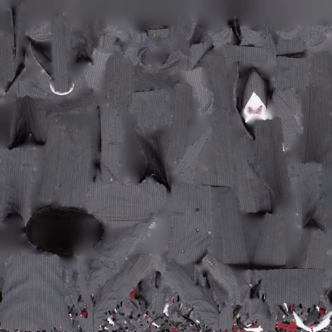 Suit E Full Closed Low-poly 3D model_16