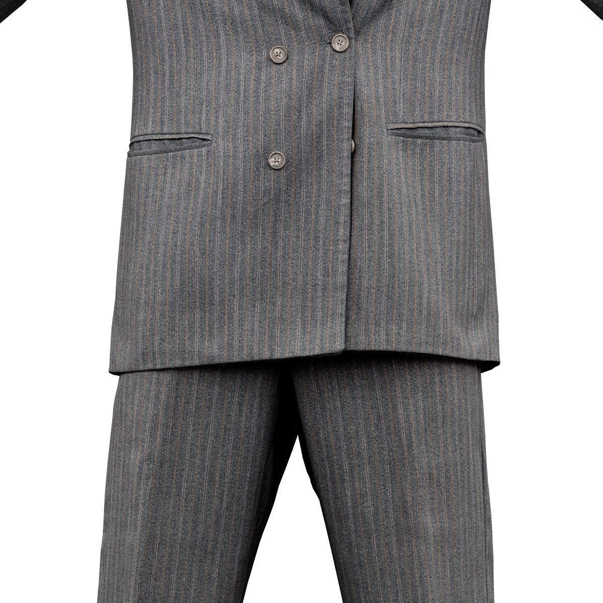 Suit E Full Closed Low-poly 3D model_1