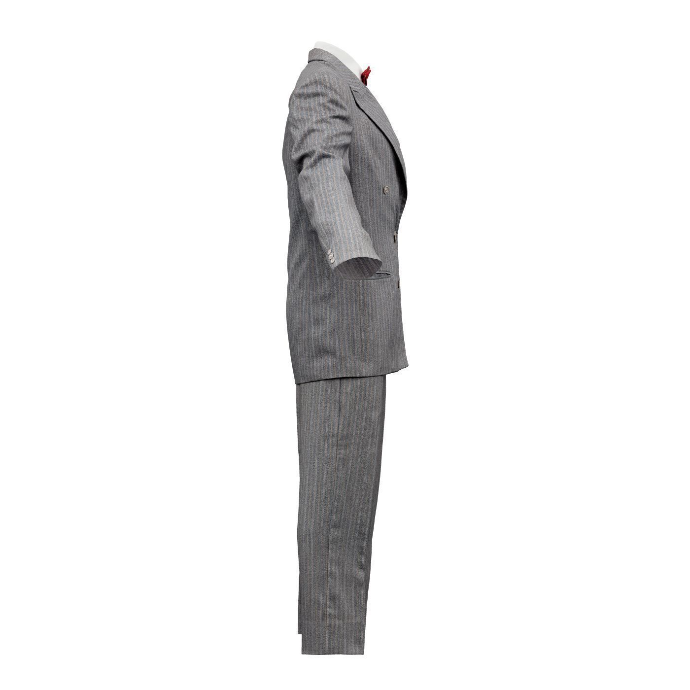Suit E Full Closed Low-poly 3D model_5