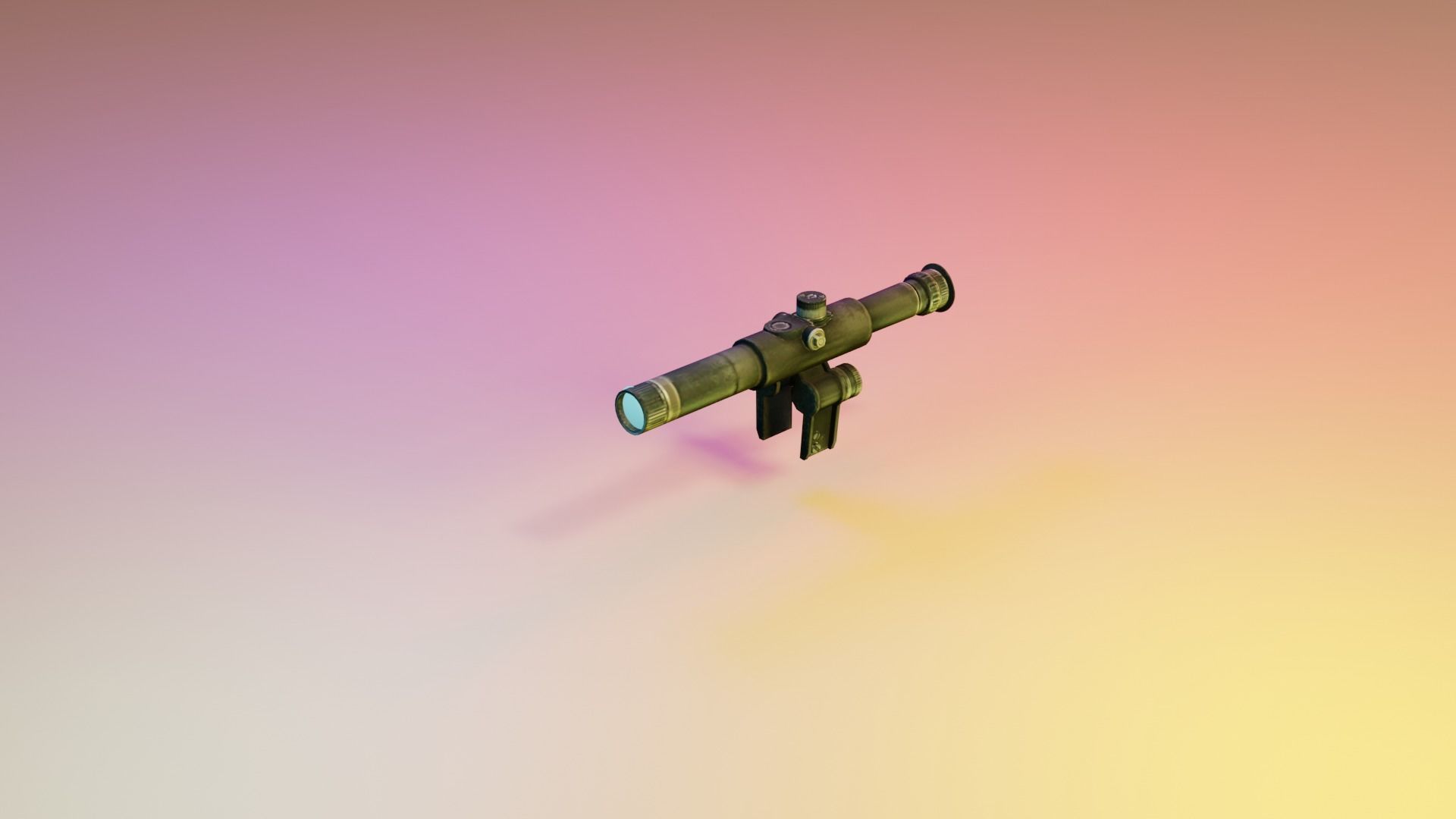 REAL WEAPONS AND SCOPES  Low-poly 3D model_17