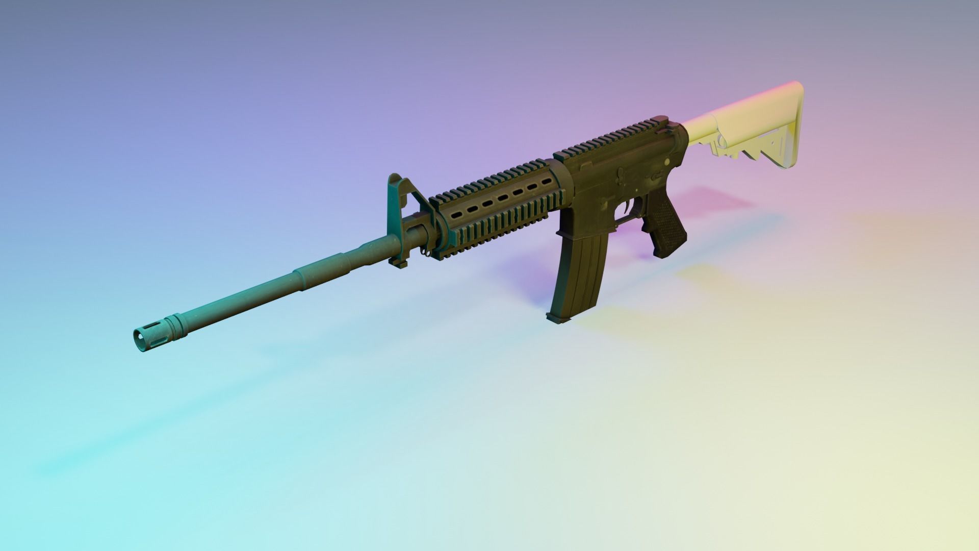 REAL WEAPONS AND SCOPES  Low-poly 3D model_7