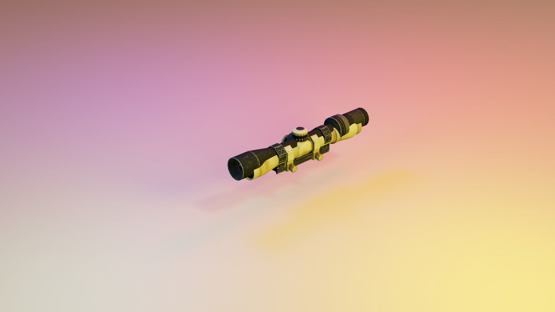 REAL WEAPONS AND SCOPES  Low-poly 3D model_15