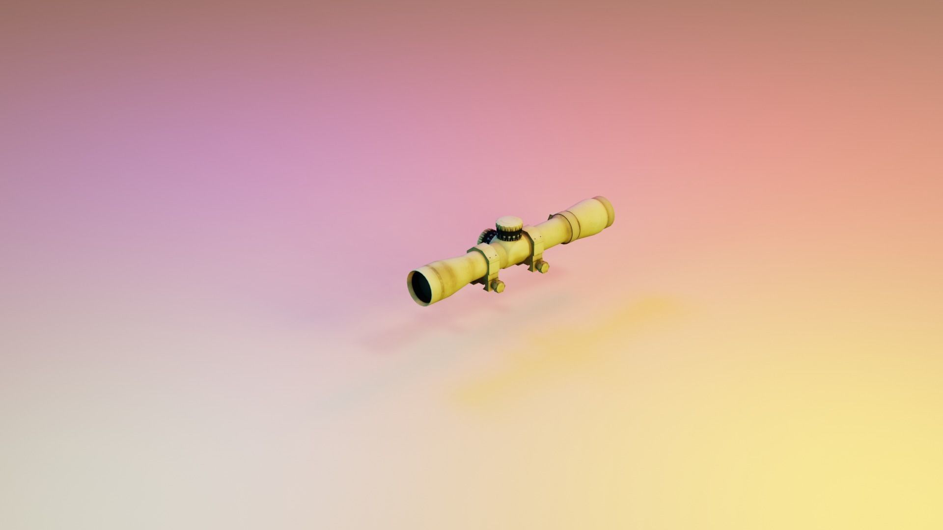 REAL WEAPONS AND SCOPES  Low-poly 3D model_16