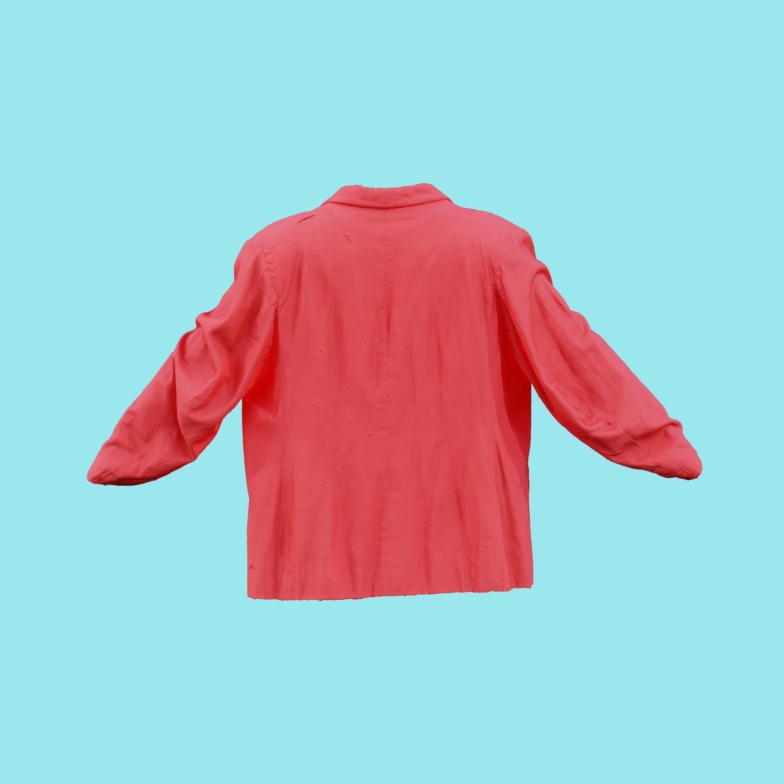 Suit D Vest Low-poly 3D model_21