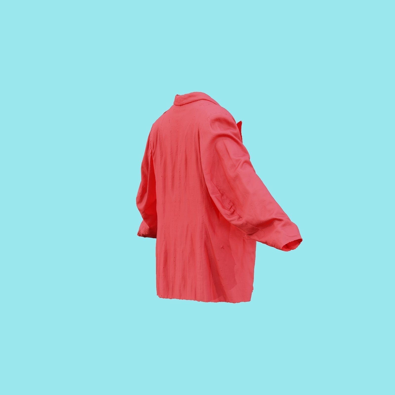 Suit D Vest Low-poly 3D model_20