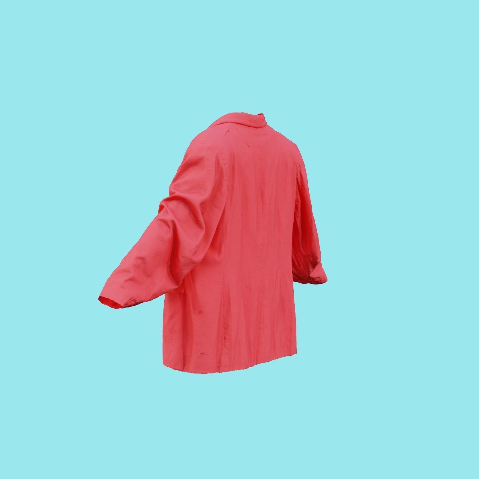 Suit D Vest Low-poly 3D model_22
