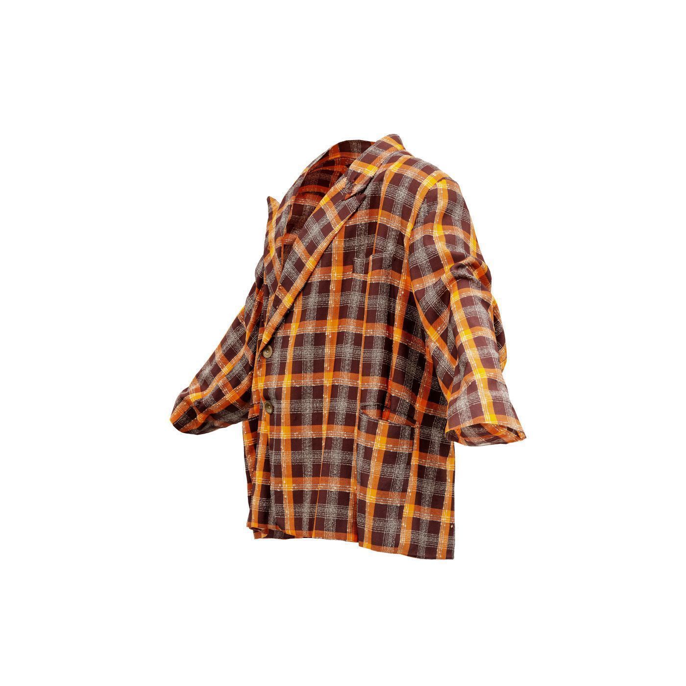 Suit D Vest Low-poly 3D model_12