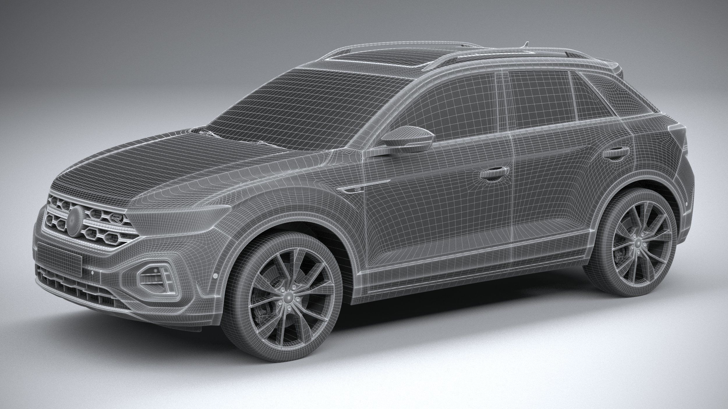Volkswagen T-Roc R-line 2022 3D model_26