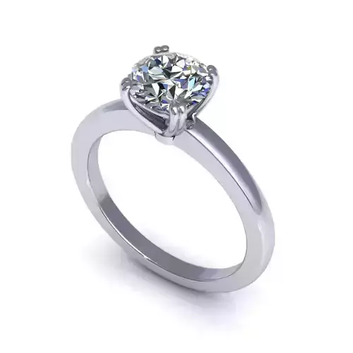 Sierra Solid Love Diamond Ring