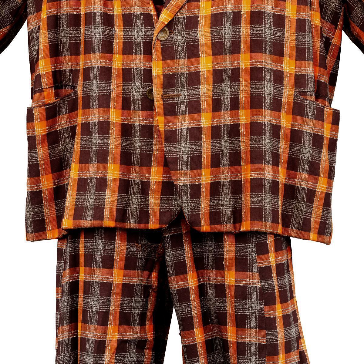 Suit D Full Closed Low-poly 3D model_1