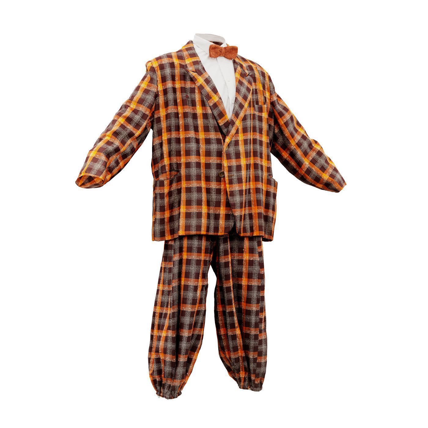 Suit D Full Closed Low-poly 3D model_3