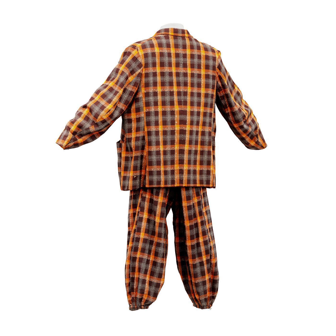 Suit D Full Closed Low-poly 3D model_9