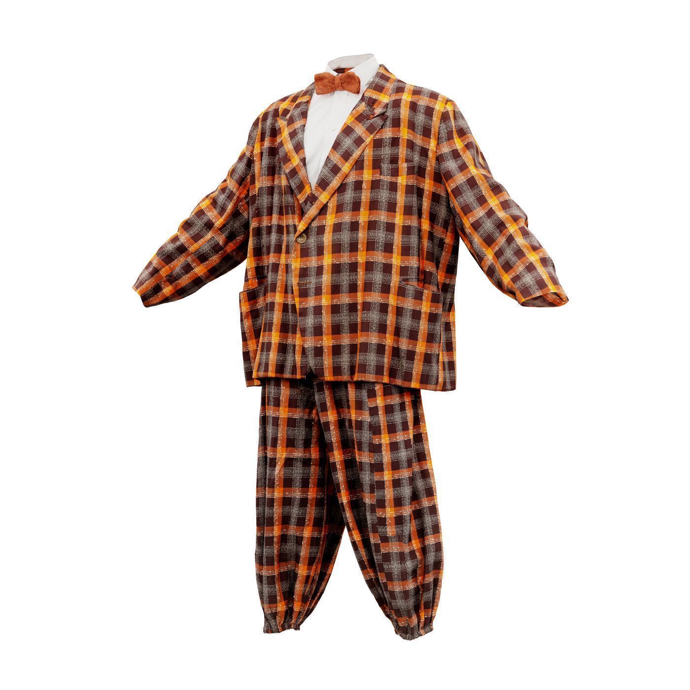 Suit D Full Closed Low-poly 3D model_13