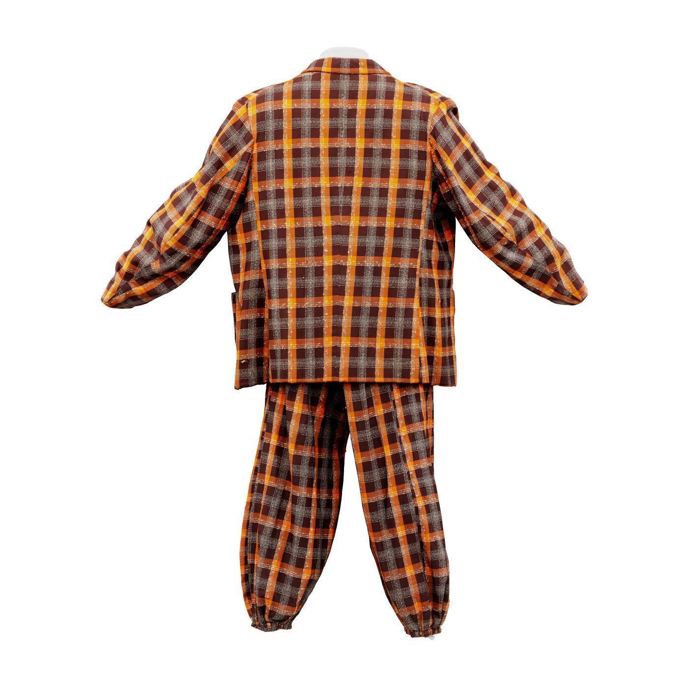 Suit D Full Closed Low-poly 3D model_8